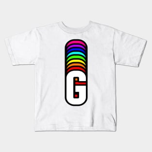 Rainbow Letter, G Kids T-Shirt